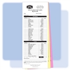3-part custom-printed laundry/valet list, 4-1/4" wide x 11" long, #564-LLB3