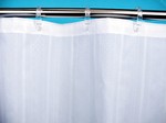 Victorian stripe shower curtain, #565-11403
