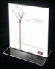 Marriott smoke free room card acrylic display stand, # 657-220-47506