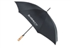 Residence Inn guest umbrella. BLACK with natural wood golf handle, No. 662-A501C/19