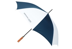 SpringHill Suites guest umbrella with natural wood golf handle, #662-A501C/26