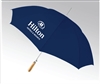 Hilton guest umbrella with natural wood golf handle, #662-A501C-30