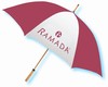 Ramada guest umbrella with natural wood golf handle, #662-A501C/07