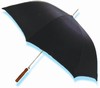 Doorman's umbrella with natural wood golf handle, #662-PS2