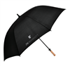JW Marriott  Doorman umbrella 60" ARC with natural wood golf handle. BLACK #662-PS2C-JWM