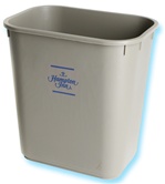 Hampton Inn 8-quart wastebasket, No. 704-R4001/32, 12 pcs. per case