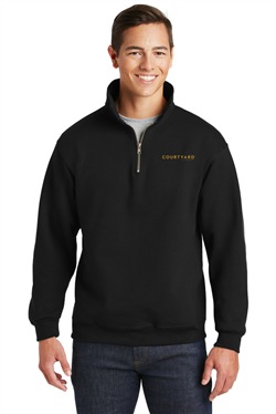 Courtyard 1/4-Zip Sweatshirt with Cadet Collar, No. 751-4528M/05