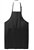 Restaurant-standard 65/35 poly/cotton twill bib apron with Cambria Suites logo.