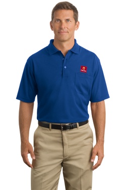 Clarion embroidered CornerStone™ industrial pique polos