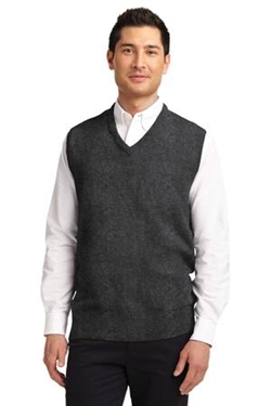 Custom Port Authority® Value V-Neck Sweater Vest, 751-SW301