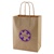 Custom 8" x 4.75" x 10.5" Natural Kraft shopping bag, No. 765-1NKS0810NAT