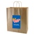 Multi-color custom logo 13" x 6" x 15.75" multi-color natural kraft shopping bag, No. 765-1NKS1315NAT/MC