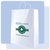Custom 13" x 7" x 17.5" white kraft shopping bag, No. 765-1WKS1317WHT