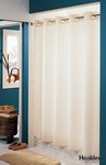 Hookless® shower curtain, Plainweave white fabric, #774-HBH40PLW01