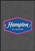 Hampton Inn or Hampton Inn & Suites double door entry floor mat 4' x 6', No. 778-01/46/32P