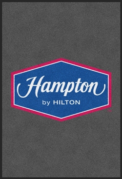 Hampton Inn or Hampton Inn & Suites double door entry floor mat 4' x 6', No. 778-01/46/32P