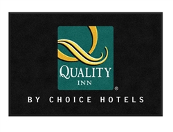 Quality Inn double door entry floor mat 4' x 6', nylon, No. 778-01/46/51