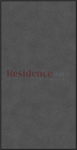 Residence Inn front desk floor mat 4' x 8', portrait orientation, No. 778-01/48/19P