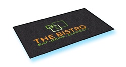 Digiprint nylon floor mat 3' x 5' "The Bistro"