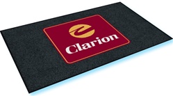 Clarion double door entry floor mat 4' x 6', nylon, No. 778-01/46/53