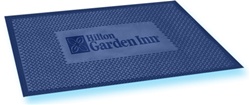 Hilton Garden Inn WaterHog™ molded indoor/outdoor floor mat, 2-1/2' x 3'. No. 778/09/253L/31
