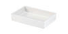 Spa Collection white soap dish, #780-BS-SPA3W