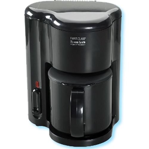 Jerdon 4-Cup thermal coffee maker, black. No. 780-CM21B