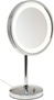 Jerdon First Class 5X Lighted Table Top Mirror, Chrome, No. 780-HL1015CL