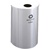 Glaro RecyclePro "Profile" half round recycling receptacles