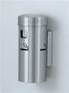 Glaro deluxe series 8" wall mounted smokers receptacle, No. 783-4400