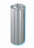 Glaro "New Yorker" all satin aluminum sand cover urn, #783-923SA
