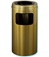 Glaro "Atlantis" Brass sand cover ash/trash receptacle with 6"x10" opening, #783-C1560BE
