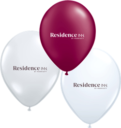 Residence Inn 11" radiant pearl latex balloons, #800-11RIS-19