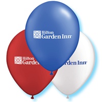 Hilton Garden Inn 11" radiant pearl latex balloons, #800-11RIS-31