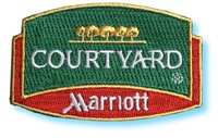 Courtyard embroidered patch, #811-KB100/05