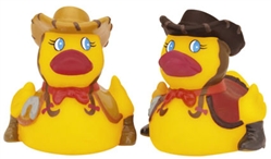 Rubber Western Cowgirl duck