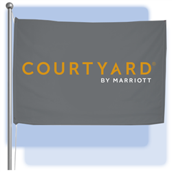 Courtyard by Marriott 4'x6' flag, No. 824-C46/05