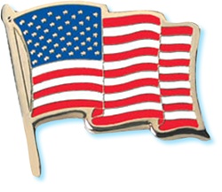 USA lapel pin, #833-10