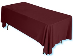 8' conference/banquet table plain throw, No. 835-DC48