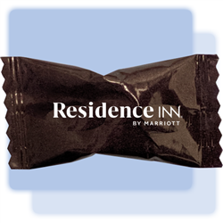 Residence Inn peppermint soft candies in individual hot-stamped packaging, No. 837-03/SOPE/19