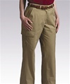 Women's cargo flat front pants, No. 843-8538