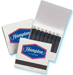 Hampton by Hilton 20-stem matchbook, No. 844-W06046/32